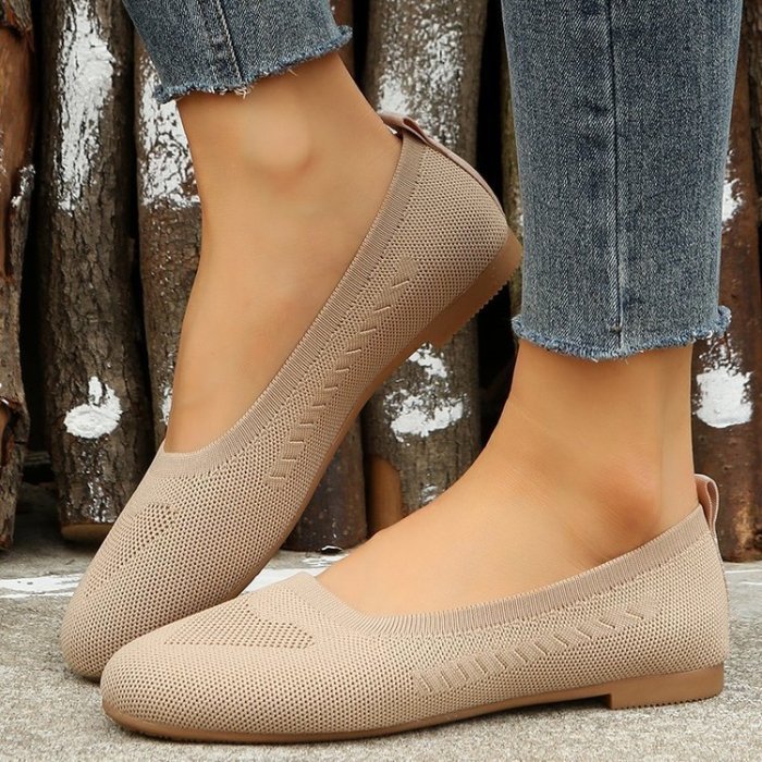 Women's Shoes Large  Comfortable Round Head Flat Sole Shoes