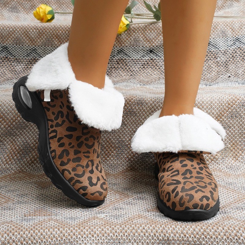 Women Boots Winter High Heels Platform Boots Fashion Snow Boots