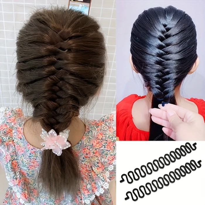 1pcs Magic French Braid Tool DIY Hair Twist Styling Bun Maker Braider Roller Hook For Women Girls