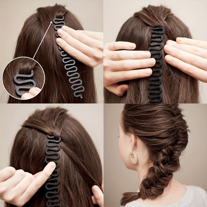 1pcs Magic French Braid Tool DIY Hair Twist Styling Bun Maker Braider Roller Hook For Women Girls
