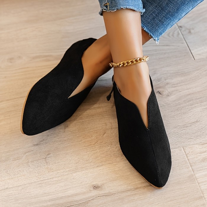 Women's Loafers, Slip-on Casual Shoes, comfortable Soft Pointed Toe Flats