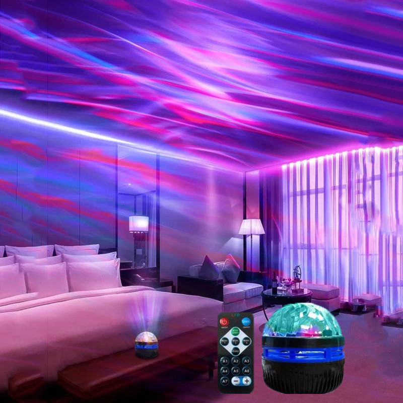 1pc Starry Projector Light With 7 Color Patterns & Remote Control, LED Mini Star Light