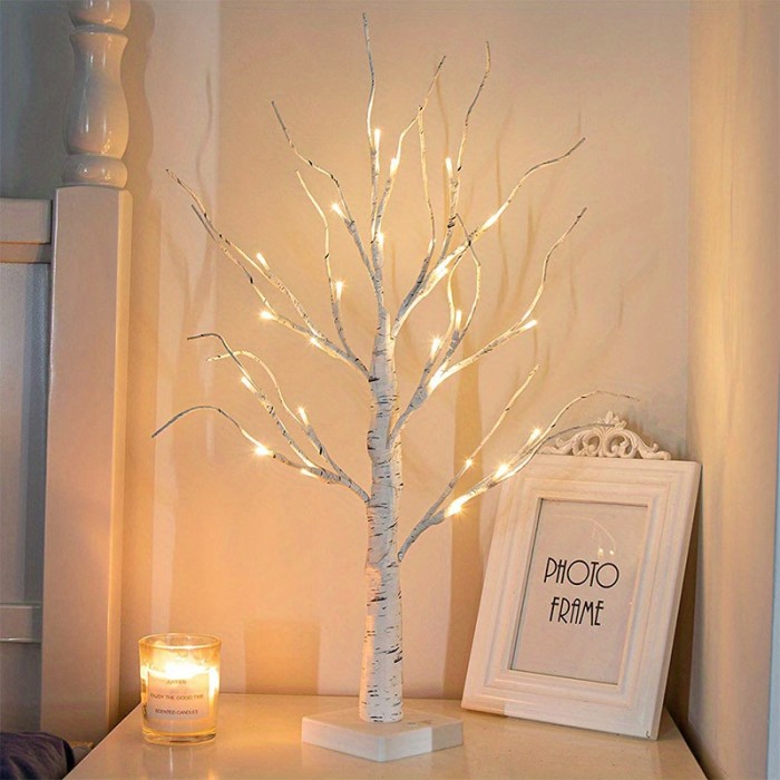 24 LED Easter Twinkling Tree, Fairy Light Spirit Tree Ornaments, 23\