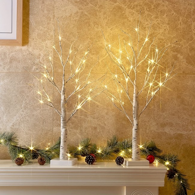 24 LED Easter Twinkling Tree, Fairy Light Spirit Tree Ornaments, 23\