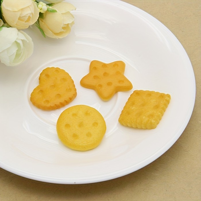 20pcs Mixed Resin Biscuits, Diy Handmade Accessories