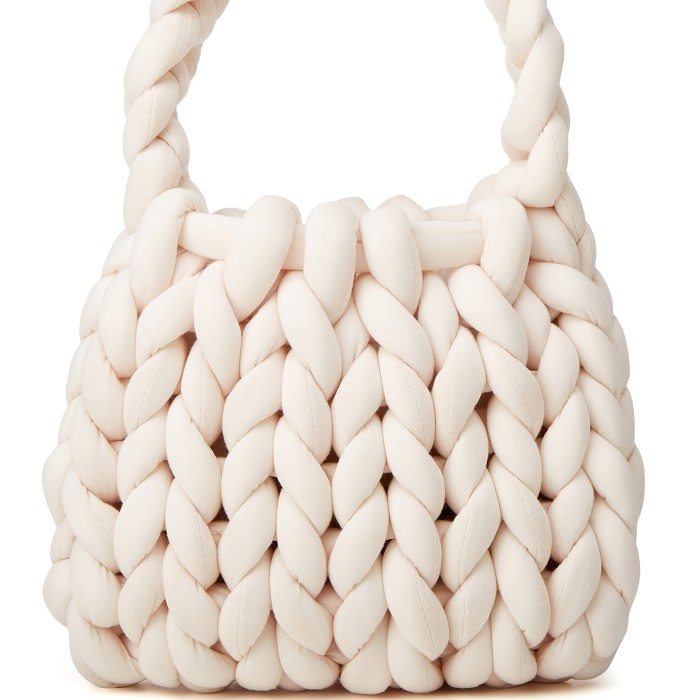 Stylish Woven Open Handbag, Solid Color Underarm Bag, Perfect Handle Bag For Daily Use