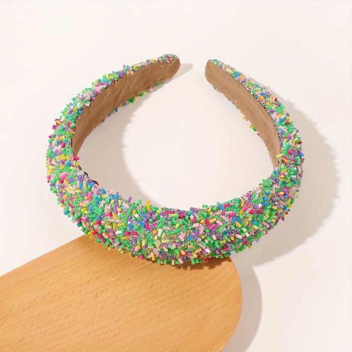 1pc Sponge Headband Wide Brim Hair Band Head Hoop Summer Style Hair Accessories For Girls Women