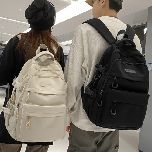 1pc Schoolbag, Junior High School Students High School College Students Middle School Students Large Capacity Computer Backpack