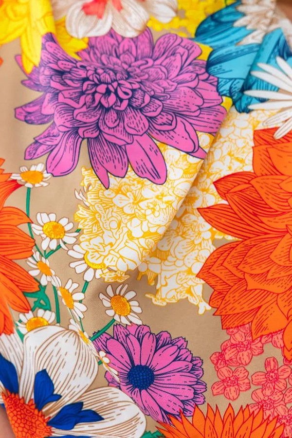Floral Print Halter Neck Elastic Waist Party Maxi Dress