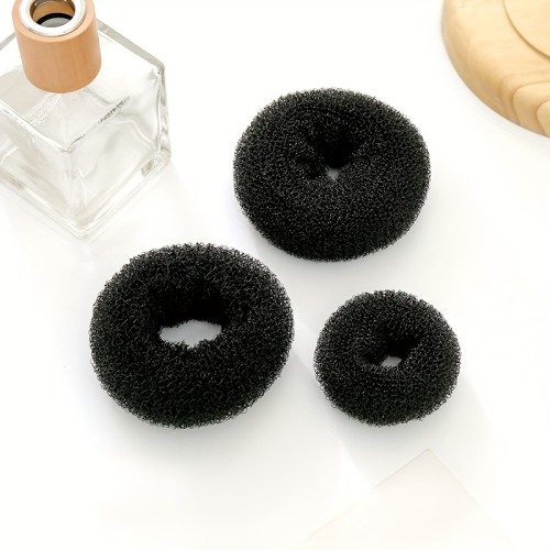 Mini Chignon Hair Donut Form for Girls - Perfect for Short and Thin Hair - Easy to Use and Shape Your Hair into a Beautiful Bun
