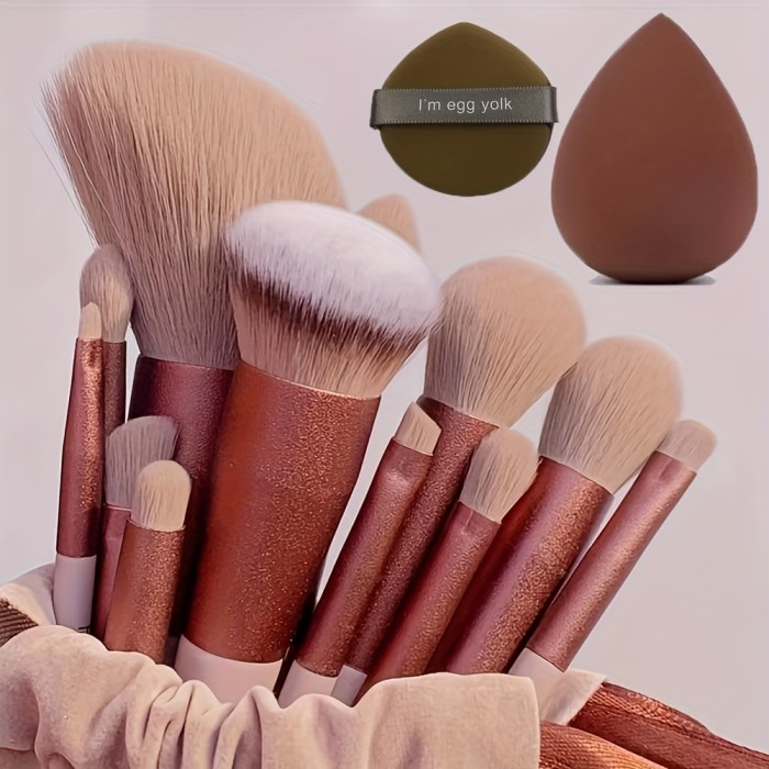 Soft Fluffy Makeup Brushes Professional Foundation Blush Powder Eyeshadow Kabuki Blending Makeup Brush Beauty Tools Valentine's Day Birthday Gift For Girlfriend