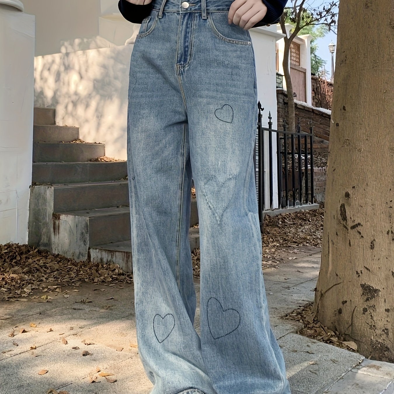 Heart - Inspired By Taylor Swift - Sustainably Made unisex wide-leg pants