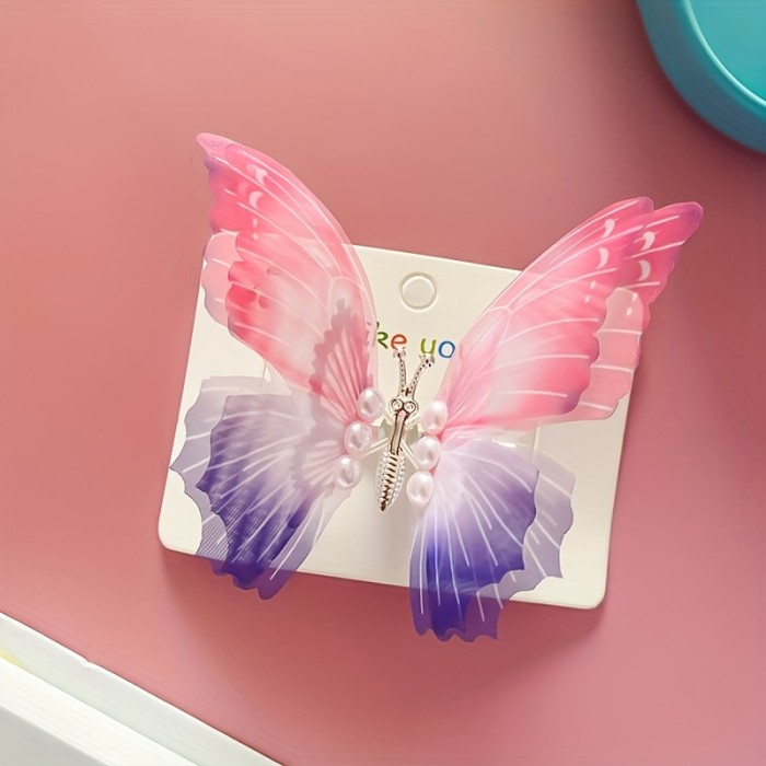 Children's Trembling Butterfly Hair Clip Hairpin Cute Sweet Hair Accessories For Girls Women