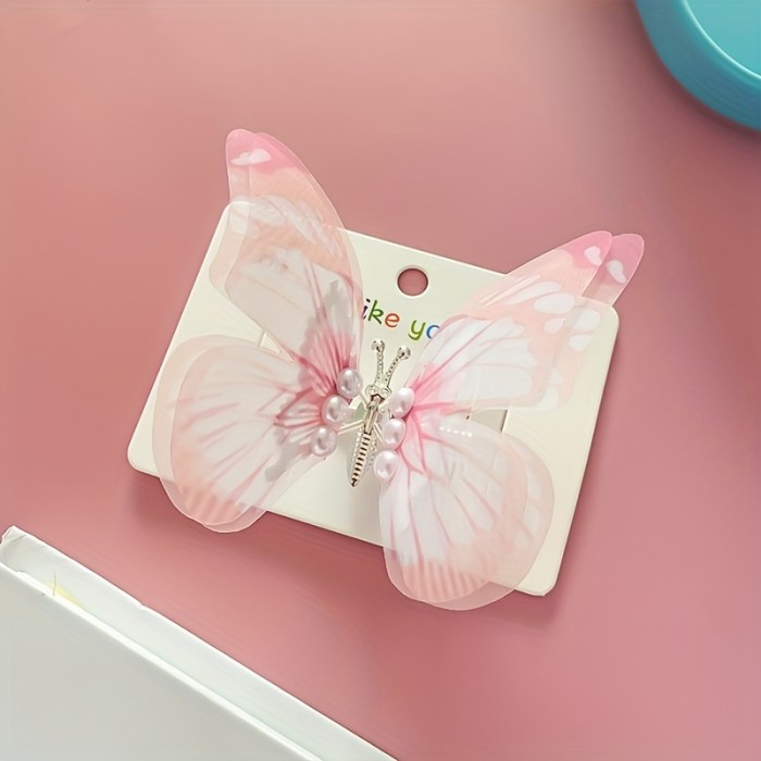 Children's Trembling Butterfly Hair Clip Hairpin Cute Sweet Hair Accessories For Girls Women