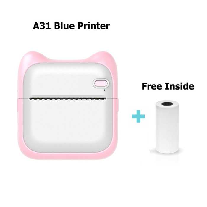 Mini Photo Printer for iPhone\u002FAndroid,Portable Thermal Photo Printer for Gift Study Notes Work Photo Picture Memo