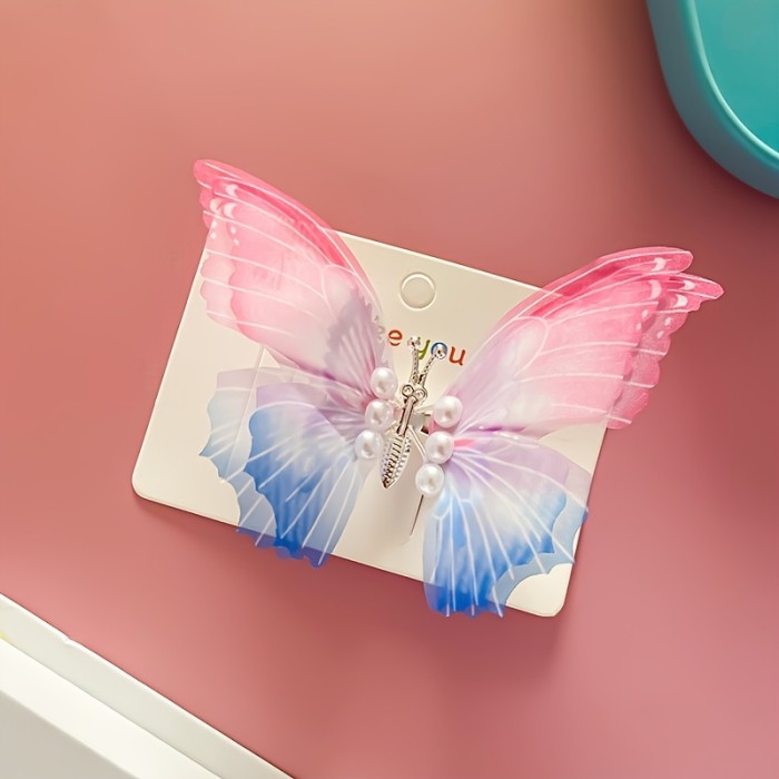 Children's Trembling Butterfly Hair Clip Hairpin Cute Sweet Hair Accessories For Girls Women