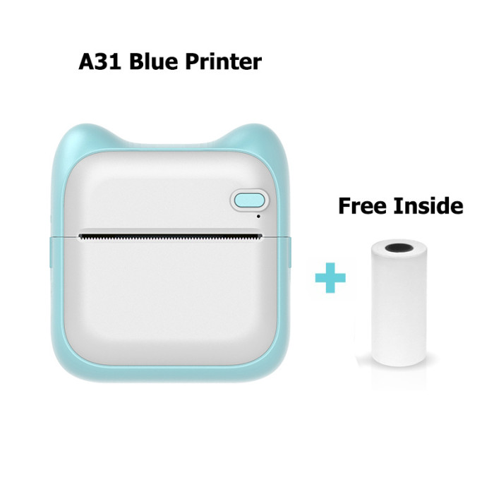 Mini Photo Printer for iPhone\u002FAndroid,Portable Thermal Photo Printer for Gift Study Notes Work Photo Picture Memo