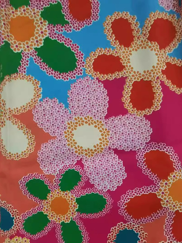 Loose Puff Sleeves Flower Print Pleated Split-Joint Lapel Blouses