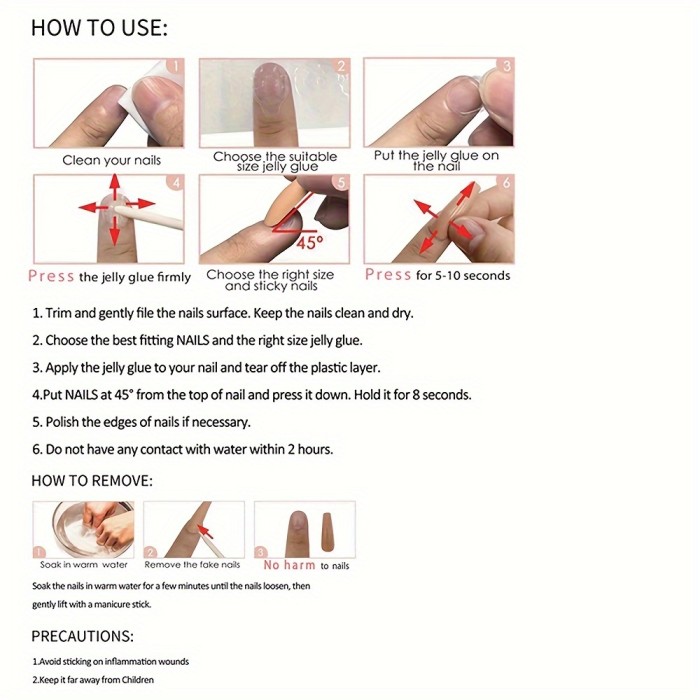 24pcs Medium Long Coffin Press On Nails Pinkish Gradient Fake Nails Temperament Glossy Artificial Finger Manicure False Nails