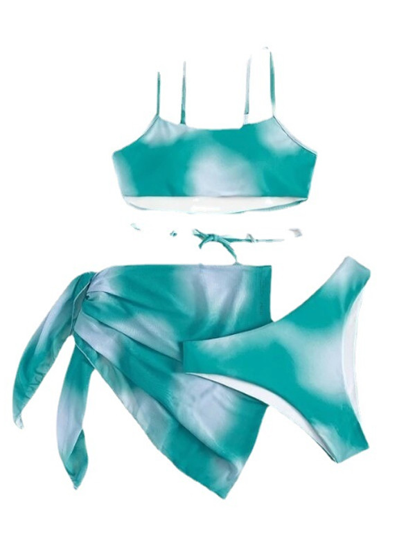 Women's Beach Bikini Tie Dye Strap Swimsuit