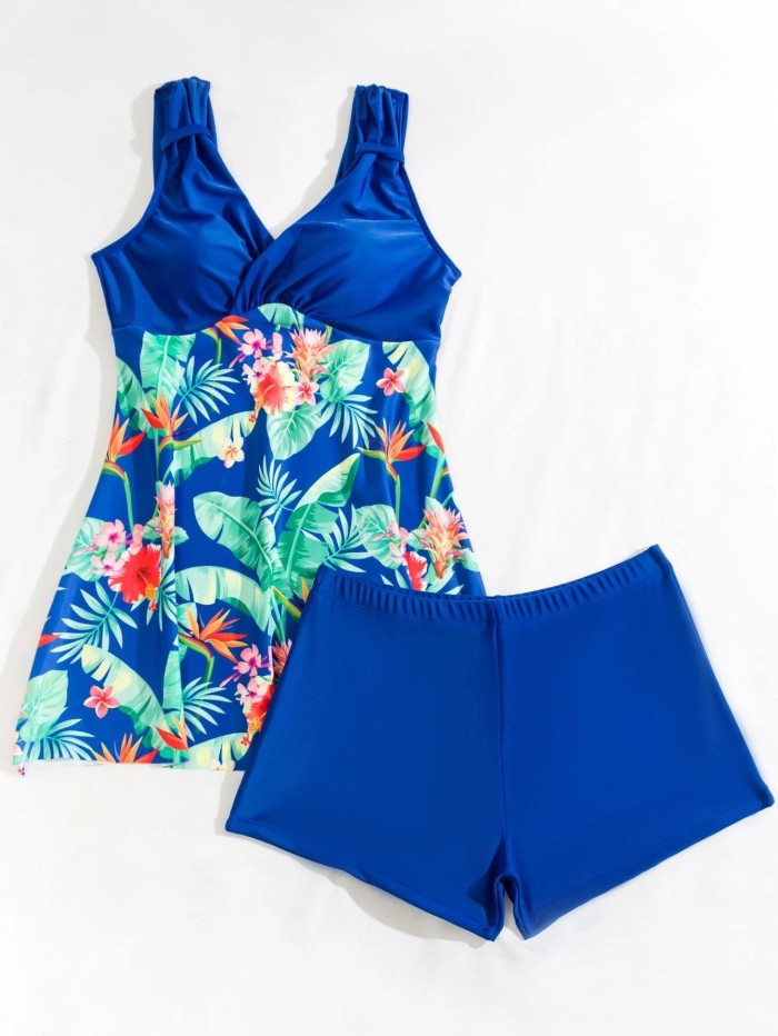 Women's Summer Casual Tankini Swimsuit