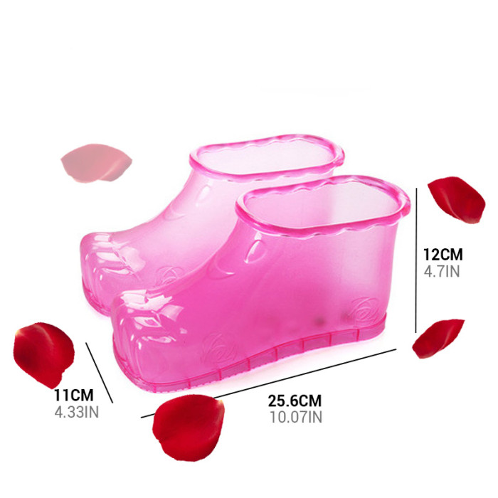 Movable Foot Soak Tub For Pedicure And Thermal Massage - Contains Bath Powder