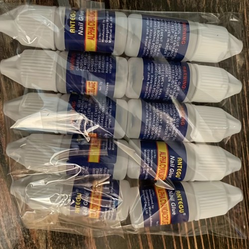 10Pcs\u002FSet Nail Glue Used For Fake Nail Glue On NailsSalon Or Home Use Nail Foil Glue Manicure Tool, 3g\u002Fpc