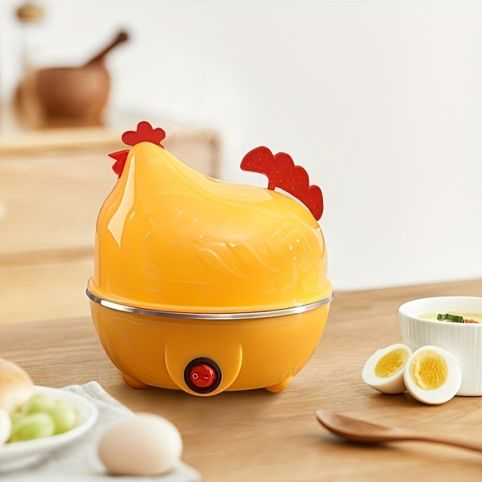 1pc Multifunctional Egg Cooker, Cute Egg Steamer, Automatic Power Outage, Household Small 1 Person, Multifunctional Egg Steamer, Boiled Egg, Breakfast Multifunctional Steamed Egg Custard, Boiled Eggs, Breakfast Artifact Kitchen Stuff