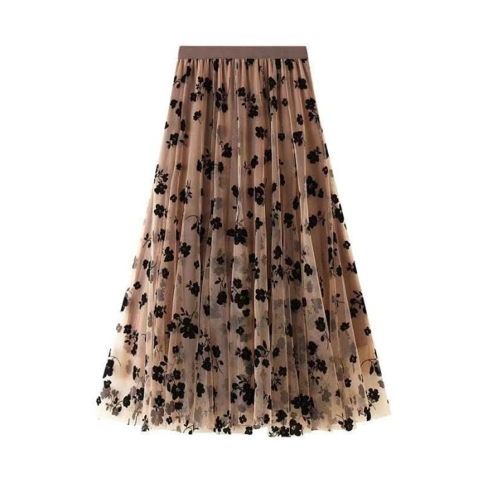 Women's Fashion Harajuku High Waist Tulle Art Retro Skirt