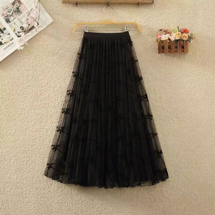 Women's Fashion Harajuku High Waist Tulle Art Retro Skirt