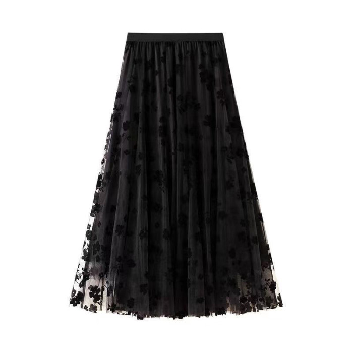 Women's Fashion Harajuku High Waist Tulle Art Retro Skirt