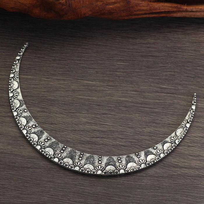 1pc Vintage Celtic Knot Crescent Hair Fork Moon Shape Barrette Elegant Goddess Hair Accessories Viking Crow Mandala Yoga Hair Stick For Women