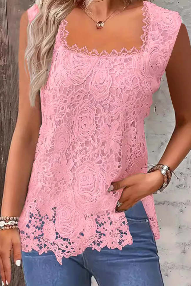 Sexy Square Collar Lace-up Dress main image 1