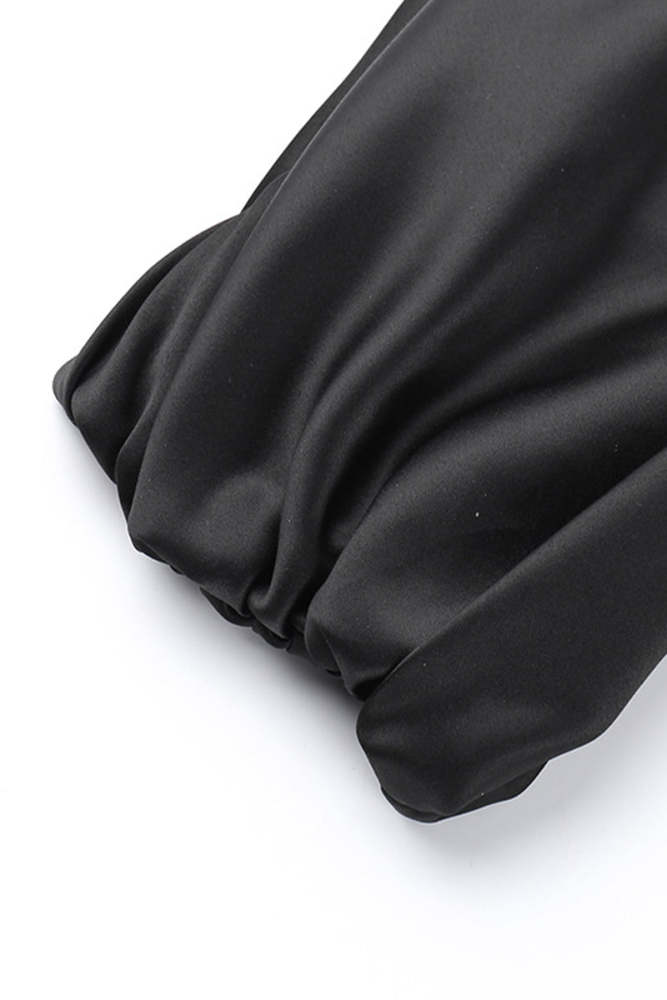 Elegant Formal Solid Hollowed Out Oblique Collar Evening Dresses(5 Colors)