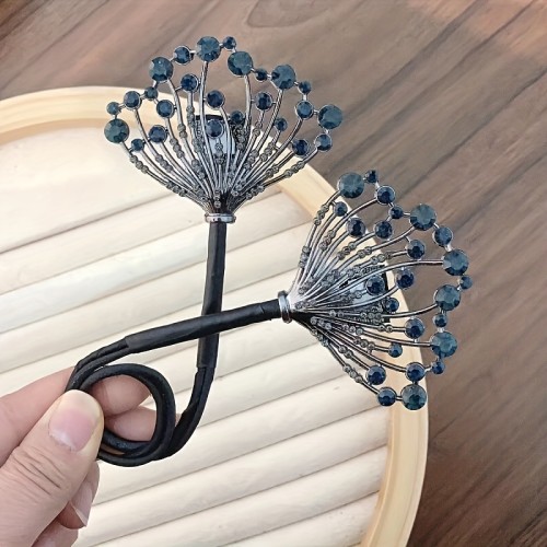 1pcs Elegant Fan Shaped Hair Bun Maker Vintage Twist Hair Bun Shaper Hair Styling Accessories