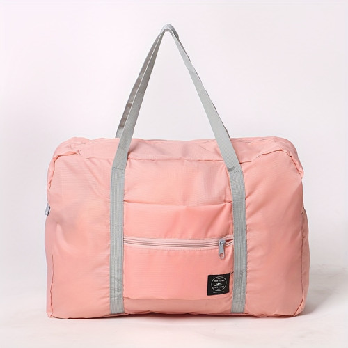 Travel Clothing Storage Bag, Large Capacity Folding Duffle Bag, Portable Luggage Bag
