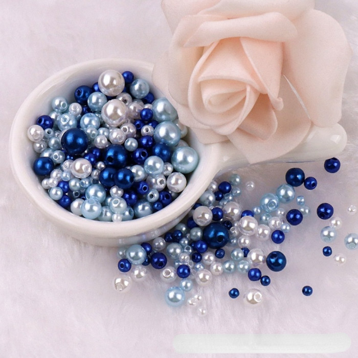 150pcs of Colorful Acrylic Pearls - Perfect for DIY Jewelry Making Crafts! Christmas, Thanksgiving, New Year's gifts