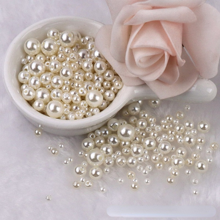 150pcs of Colorful Acrylic Pearls - Perfect for DIY Jewelry Making Crafts! Christmas, Thanksgiving, New Year's gifts