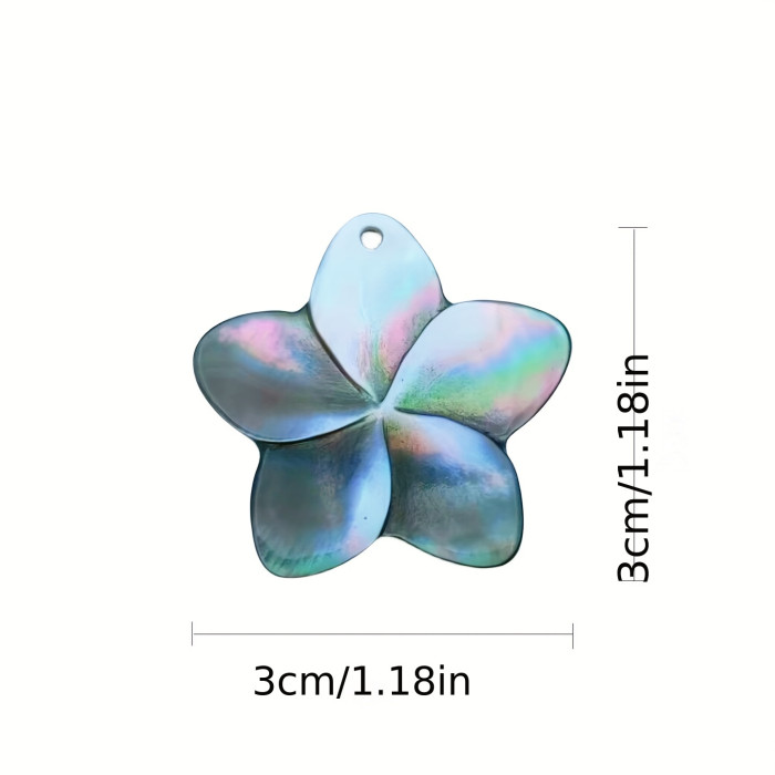 4pcs Natural Carved Mother Of Pearls Charms DIY Beads Shell Pendants For Jewelry Making Mop Shell Pearls Pendant Jewelry Findings