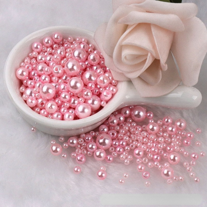 150pcs of Colorful Acrylic Pearls - Perfect for DIY Jewelry Making Crafts! Christmas, Thanksgiving, New Year's gifts