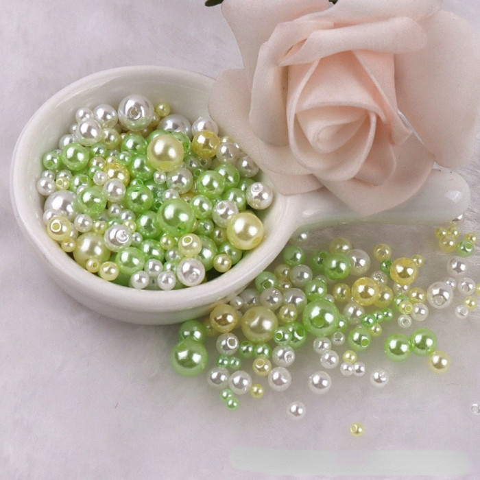 150pcs of Colorful Acrylic Pearls - Perfect for DIY Jewelry Making Crafts! Christmas, Thanksgiving, New Year's gifts
