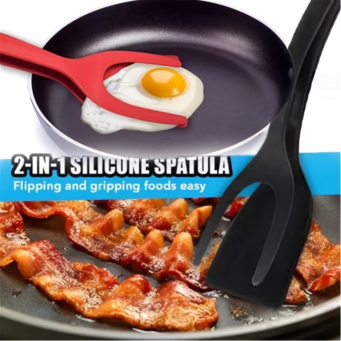 1pc Premium Slotted Multi-Functional Spatula - Effortlessly Flip Eggs, Pancakes & Steaks - Perfect for BBQ, Hamburgers, Patties & Breakfast - Durable Kitchen Essential for Cooking & Grilling