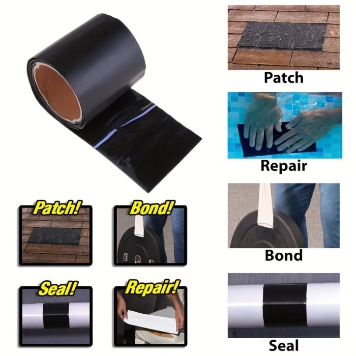Super Glue Miracle Tape - Instantly Stops Leaks, Weatherproof for Outdoor Gardens, Pipes & More - Durable, Quick-Drying Solution