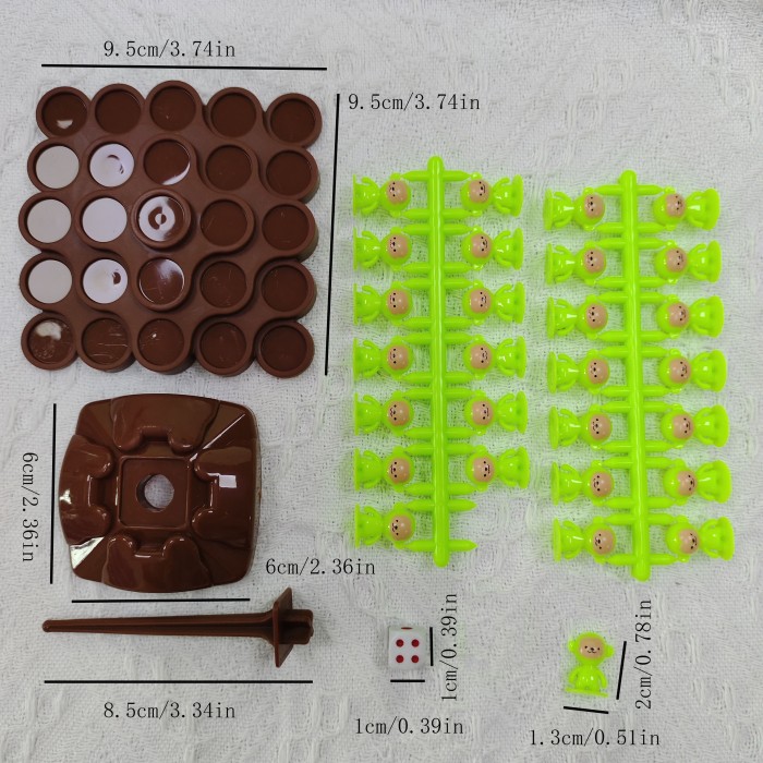 Juego de Equilibrio Árbol del Mono - Afilando la Concentración, Potenciando Habilidades Motoras en Familia, Juguete Educativo de Mesa