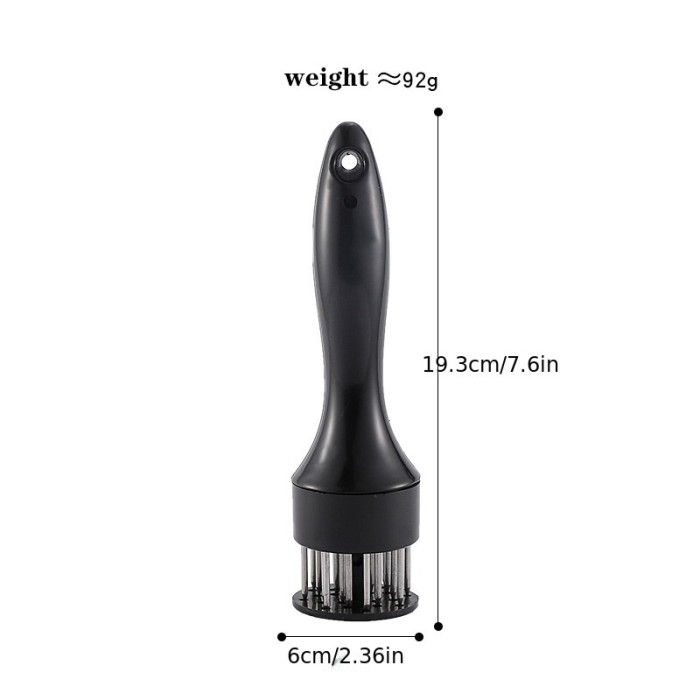 1pc Stainless Steel Meat Tenderizer Tool - Heavy-Duty Needle Design for Effortless Tenderizing - Dual-Sided Hammer for Perfect Results - Durable Kitchen Gadgets, Ideal for BBQ Lovers and Home Chefs