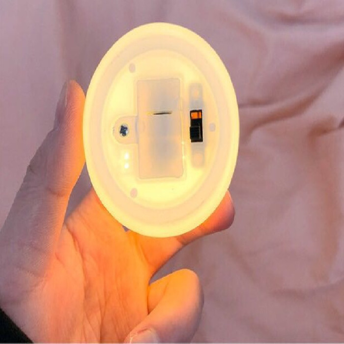 1pc Ethereal Shell Pearl LED Night Light - Romantic Ocean Ambiance for Bedside & Tabletop, Dual Function as Jewelry Rack, Ideal Home, Party, Birthday & Valentines Day Decoration (LR44 Battery Not Included)