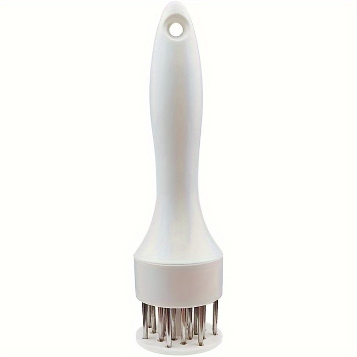 1pc Stainless Steel Meat Tenderizer Tool - Heavy-Duty Needle Design for Effortless Tenderizing - Dual-Sided Hammer for Perfect Results - Durable Kitchen Gadgets, Ideal for BBQ Lovers and Home Chefs