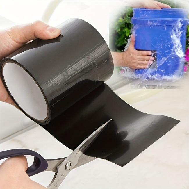 Super Glue Miracle Tape - Instantly Stops Leaks, Weatherproof for Outdoor Gardens, Pipes & More - Durable, Quick-Drying Solution