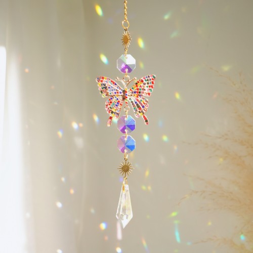 1pc\u002F3pcs, Suncatcher For Window, Crystal Rainbow Maker, Chandelier Pendant For Home Decor, Courtyard Decor, Car Decor Gift For Girl Wedding, Birthday Gift, Valentine's Day, Easter