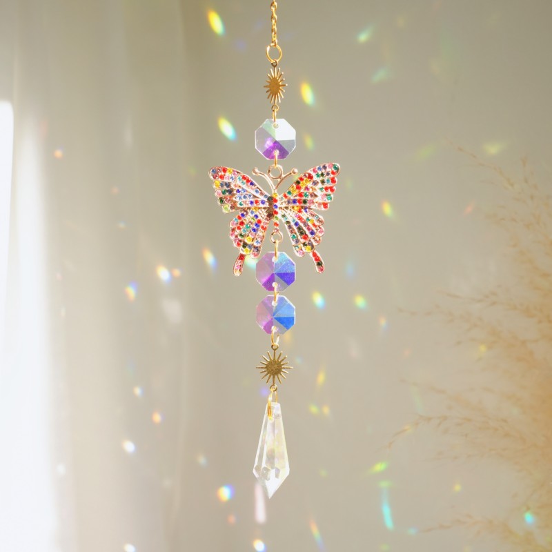 1pc\u002F3pcs, Suncatcher For Window, Crystal Rainbow Maker, Chandelier Pendant For Home Decor, Courtyard Decor, Car Decor Gift For Girl Wedding, Birthday Gift, Valentine's Day, Easter